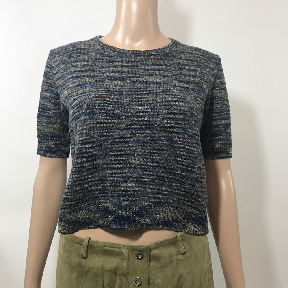 Space Dye Cropped Knit